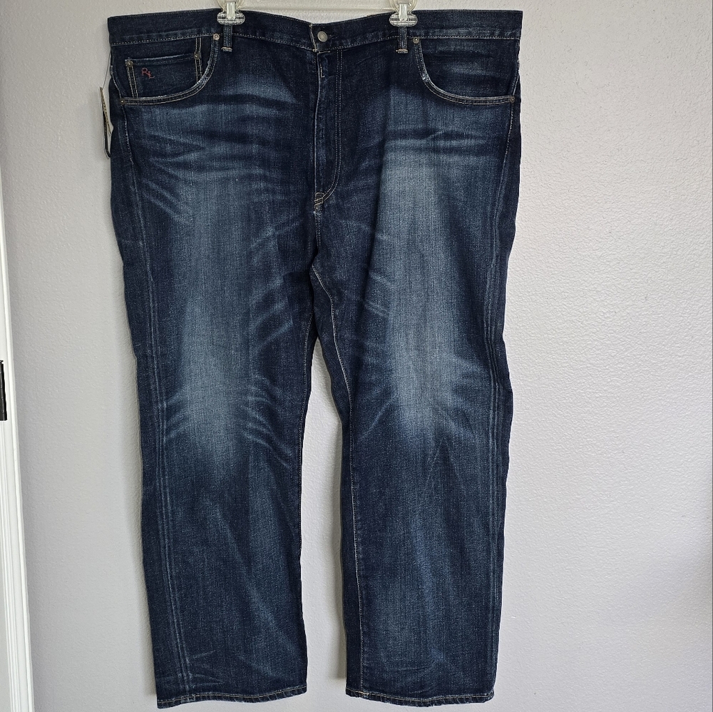Ralph Lauren Polo Hampton Straight  Men's Blue Jeans/ 48B X 30